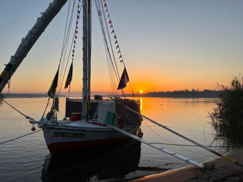 Aswan felucca sailing boat