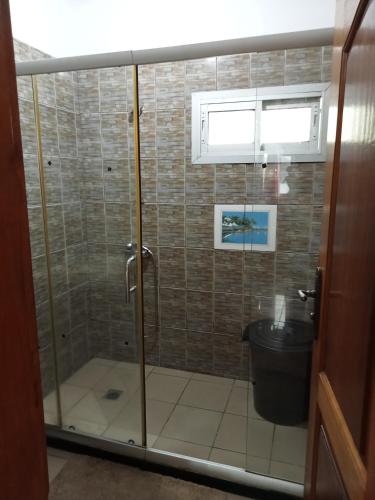 Koupelna v ubytování Appartement bonaberi bordure de route