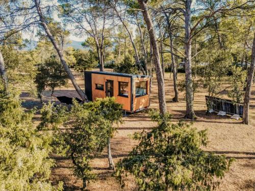 Tiny-House en Nature - Salle de bain italienne - Lit king Grand confort