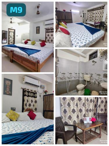 Кровать или кровати в номере ANNAMAIAH Home Stay, GUEST HOUSE & HOME STAY