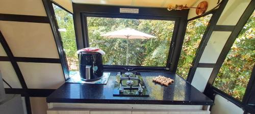 Chalet Petit Verdotにあるコーヒーまたはお茶