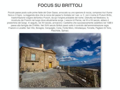 an old stone building with a blue sky at Clementina B&B in Brittoli