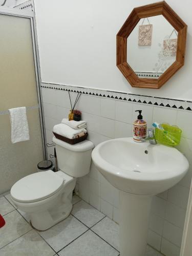 Koupelna v ubytování Casa Tranquilidad