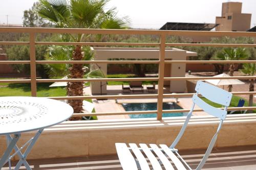 Balkón nebo terasa v ubytování Villa with Private Pool in Marrakech - Dar Mazar