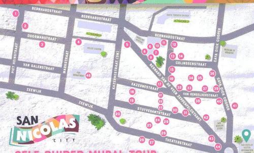 a map of the motsches shopping centre at Bubali Modern Suites in Palm-Eagle Beach