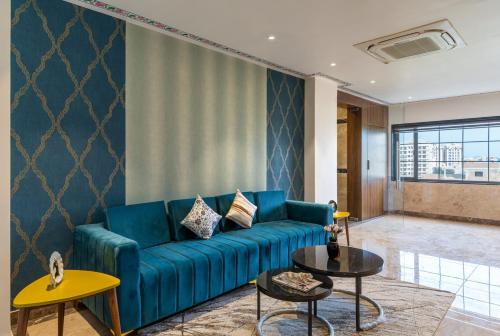 Posezení v ubytování Hotel Atlantiis Suites Near Kashi Vishwanath temple