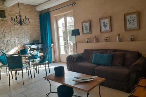 Een zitgedeelte bij La petite maison de l'Isle