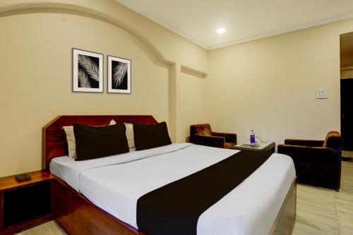 Katil atau katil-katil dalam bilik di Hotel O GN Motel
