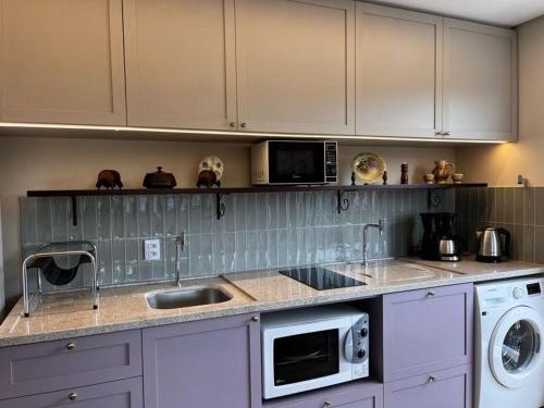 Η κουζίνα ή μικρή κουζίνα στο Loft Lavanda Francesa