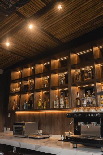 Lounge nebo bar v ubytování Sloh Hotel & Bar Manila Medellin