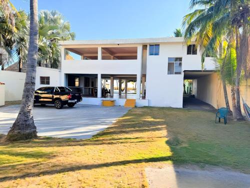 Bygningen som resortet ligger i