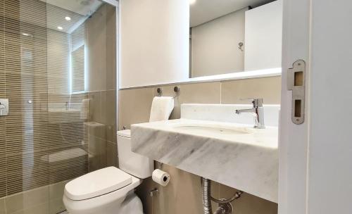 Koupelna v ubytování City-Apartment Washington