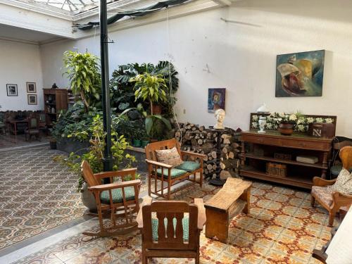 Χώρος καθιστικού στο Casa Rosa 3
