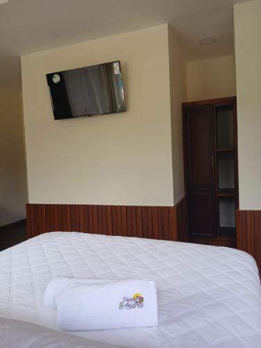 Cama o camas de una habitación en La Quinta de Andrés