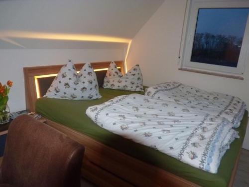 Ένα ή περισσότερα κρεβάτια σε δωμάτιο στο 1 bedroom apartment