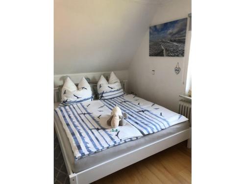 Ένα ή περισσότερα κρεβάτια σε δωμάτιο στο One-bedroom apartment