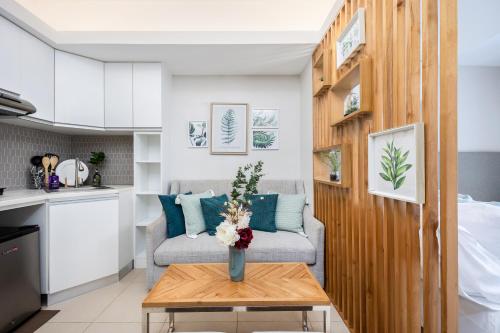 Kuchyň nebo kuchyňský kout v ubytování Virgo Nest Rentals - Avida Riala IT Park - City View