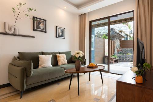 Posezení v ubytování 铂诩海景客栈 BOXU Seaview Resort Villa