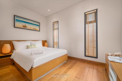 Postel nebo postele na pokoji v ubytování Bada Beach apartment