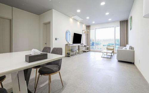 Телевизор и/или развлекательный центр в Centum Hotel Mokpo Namak branch