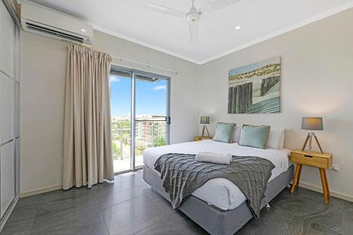 Postel nebo postele na pokoji v ubytování Zen Coastline with pool - balcony dining - sea view