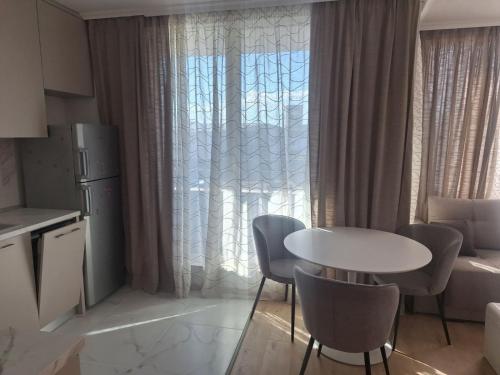 Η κουζίνα ή μικρή κουζίνα στο Apartments Mladost 1A