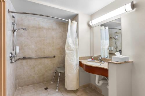 Econo Lodge Woodbridgeにあるバスルーム