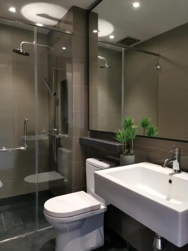 Ένα μπάνιο στο Vista Residence Genting Highlands