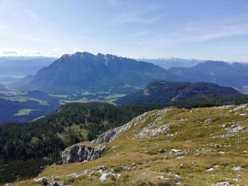 a view from the top of a mountain at Apartment in Tauplitz near Ski Lift in Tauplitz