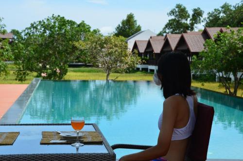 Swimmingpoolen hos eller tæt på Farmers Villa