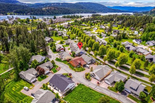 an aerial view of a residential neighbourhood with houses at Dover Bay in Dover
