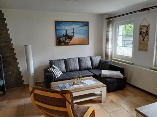 Zona d'estar a Ferienhaus Frank