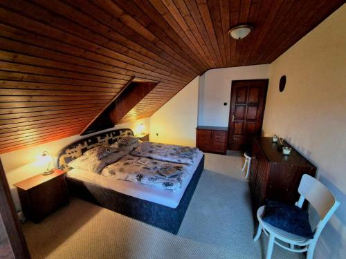 Ένα ή περισσότερα κρεβάτια σε δωμάτιο στο Dorono House