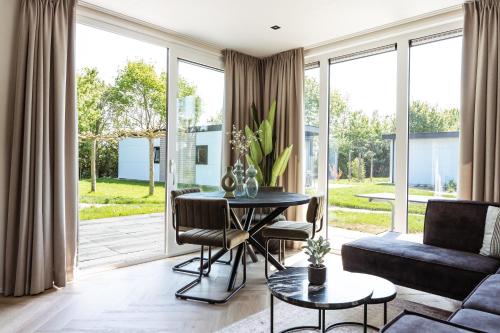 Χώρος καθιστικού στο Kaag Villas