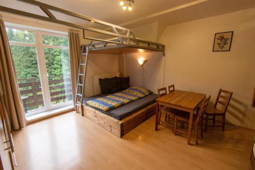 O zonă de relaxare la Apartmán Labská 21 ve Špindlerově Mlýně