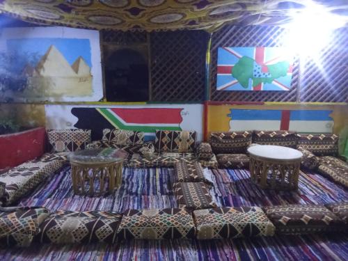 Bob Marley Peace hotel luxorにあるシーティングエリア