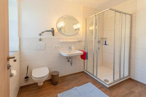 Et badeværelse på Bauernhof Daurerhof