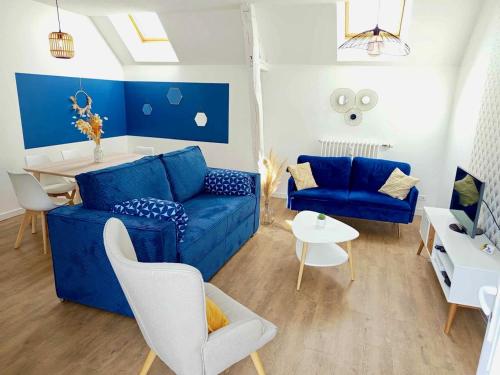 Le Blue, spacieux, design et chaleureux