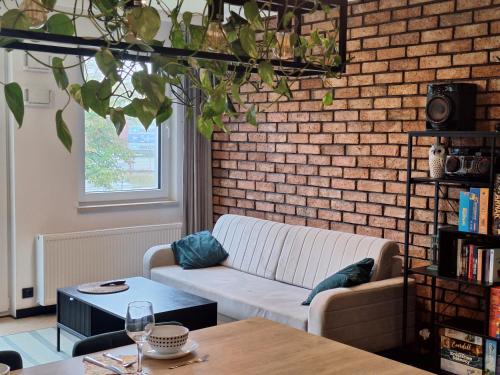 Χώρος καθιστικού στο Apartament LOFT