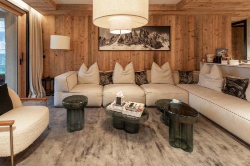 Χώρος καθιστικού στο Antarès ORION 001 - luxury apartment ski inski out