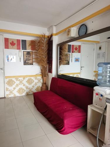 Η κουζίνα ή μικρή κουζίνα στο D Rooms Apartemen