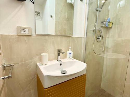 Koupelna v ubytování Vicolo Giardi