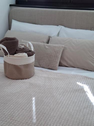 Ένα ή περισσότερα κρεβάτια σε δωμάτιο στο Apartman Atlas