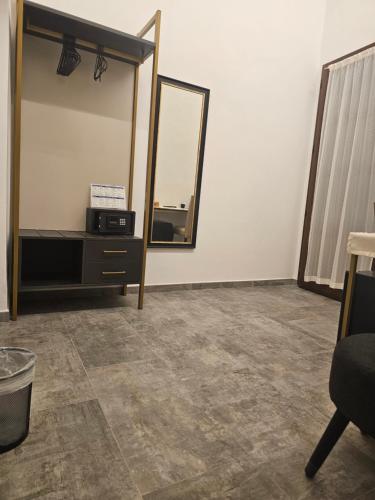 TV a/nebo společenská místnost v ubytování B&B The Lux