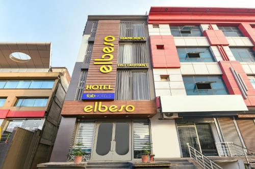 a building with an albero sign on it at FabHotel Elbeso in Zirakpur
