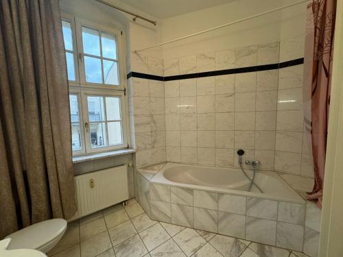Koupelna v ubytování Ferienwohnung mitten in Wiesbaden