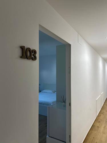 Residenza D Ottavioにあるベッド