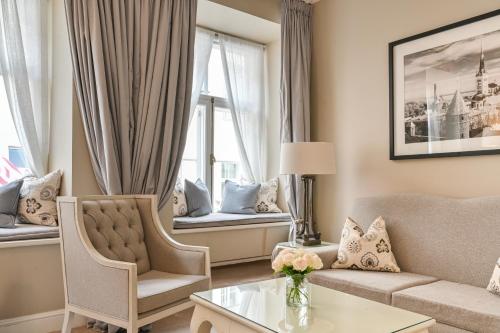 Posezení v ubytování Schlössle Hotel - Small Luxury Hotels of the World