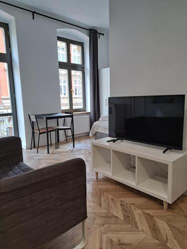 Μια τηλεόραση ή/και κέντρο ψυχαγωγίας στο CanvasHome Apartamenty
