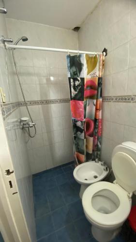 Et badeværelse på Lyfrago Departamento Temporario